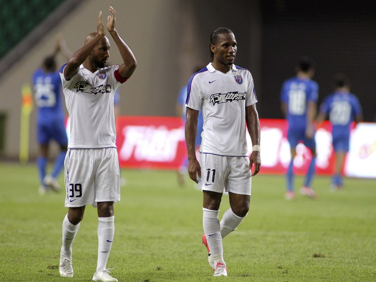 Nicolas Anelka a Didier Drogba