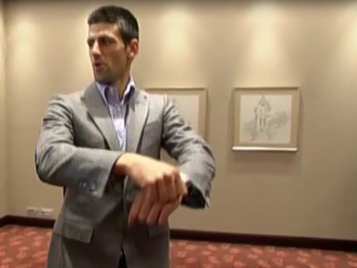 Novak Djokovič predviedol krátku ukážku tanca na hit Gangnam Style