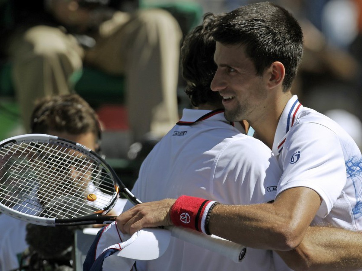 Novak Djokovič a Pablo Andújar