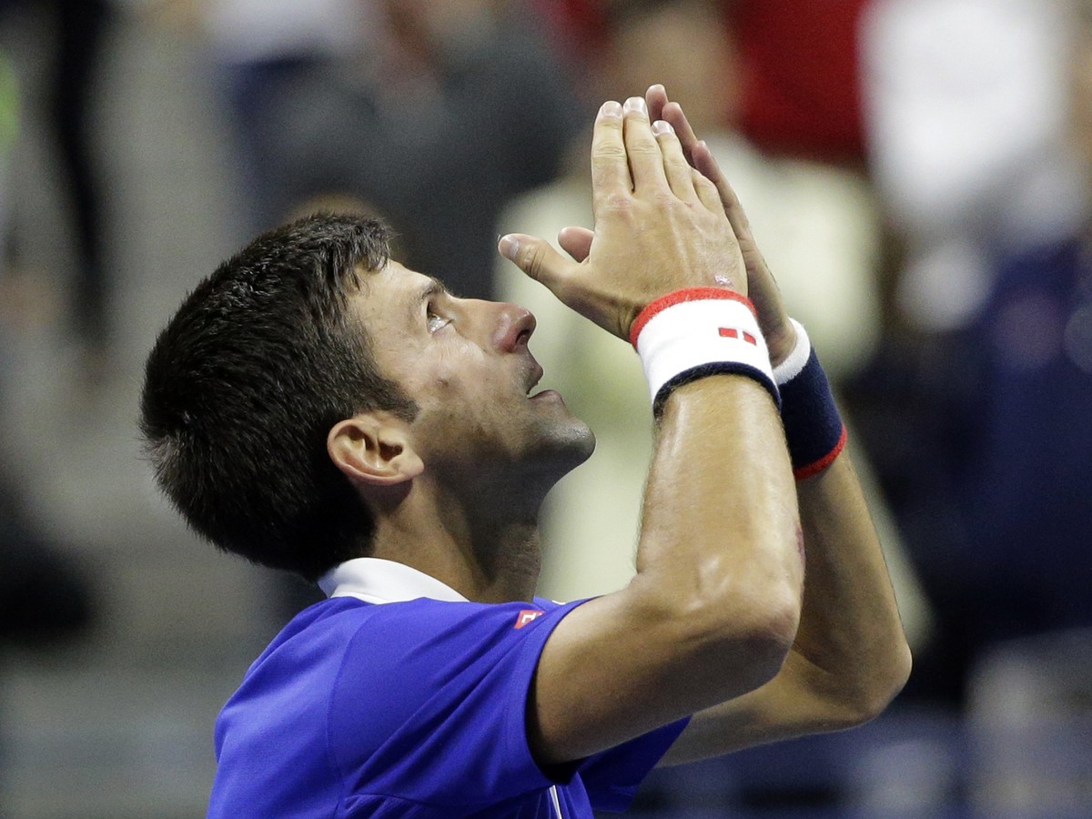 Novak Djokovič si užíva víťazstvo na US Open