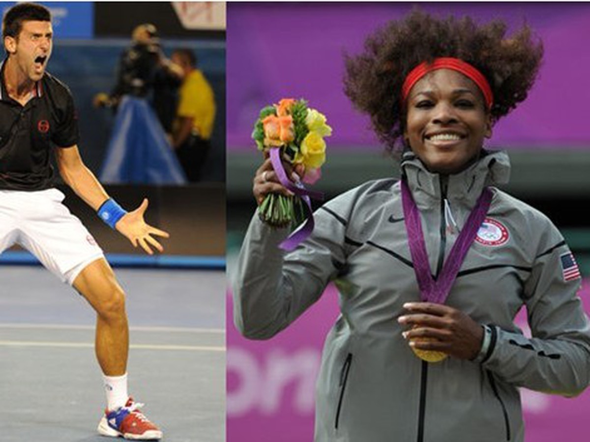 Novak Djokovič a Serena Williamsová