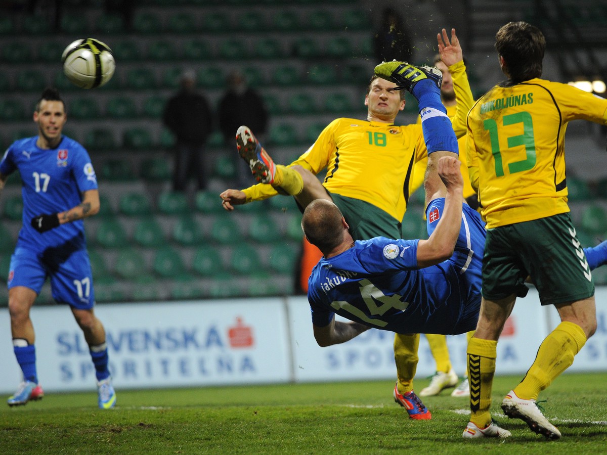 Najkrajší moment slovenského tímu v zápase proti Litve - Jakubko vyrovná na 1:1