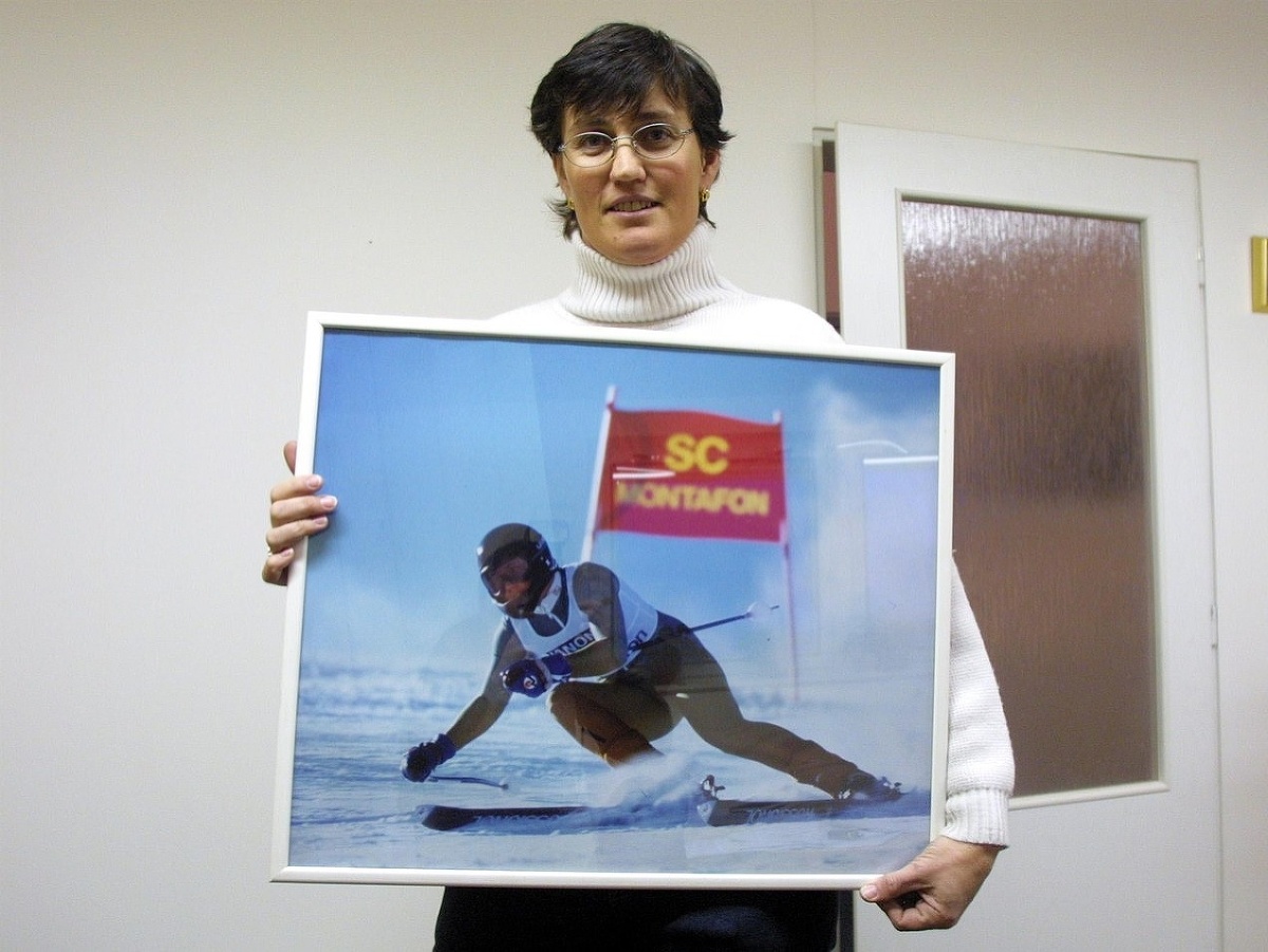 Bývalá česká lyžiarka Olga Charvátová Křížová na archívnej snímke z roku 2002