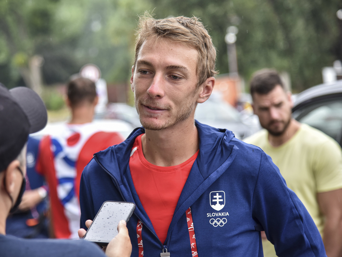 Na snímke slovenský tenista Lukáš Klein