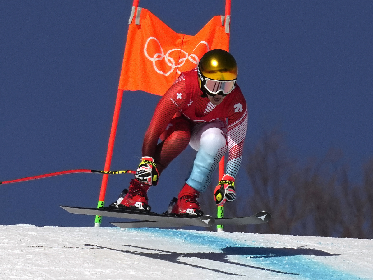 Švajčiarska lyžiarka Joana Hählenová dosiahla najlepší čas v treťom meranom tréningu na zjazd žien 