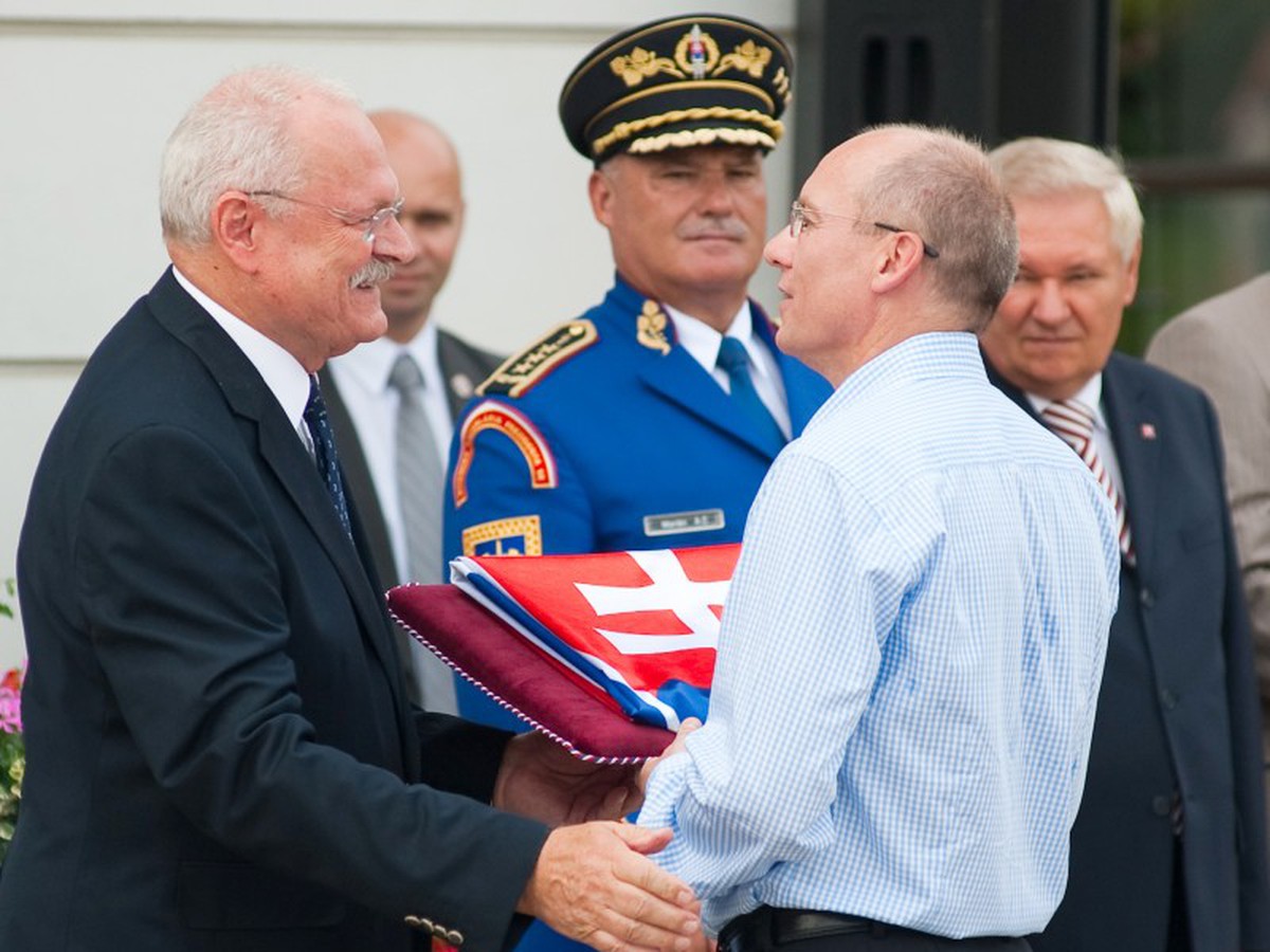 Ivan Gašparovič a Samuel Roško