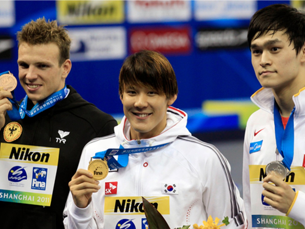 Paul Biedermann, Park Tae-Hwan a Sun Jang