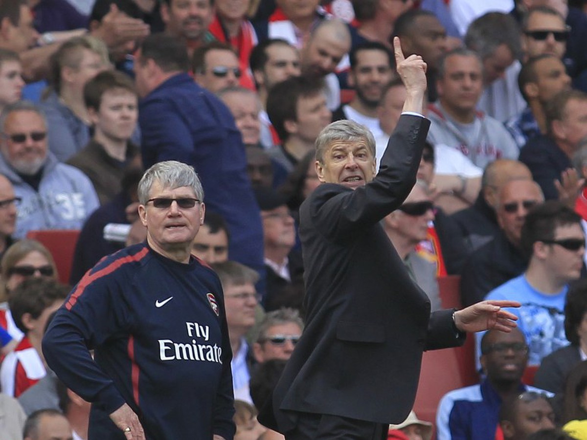 Pat Rice a Arsene Wenger