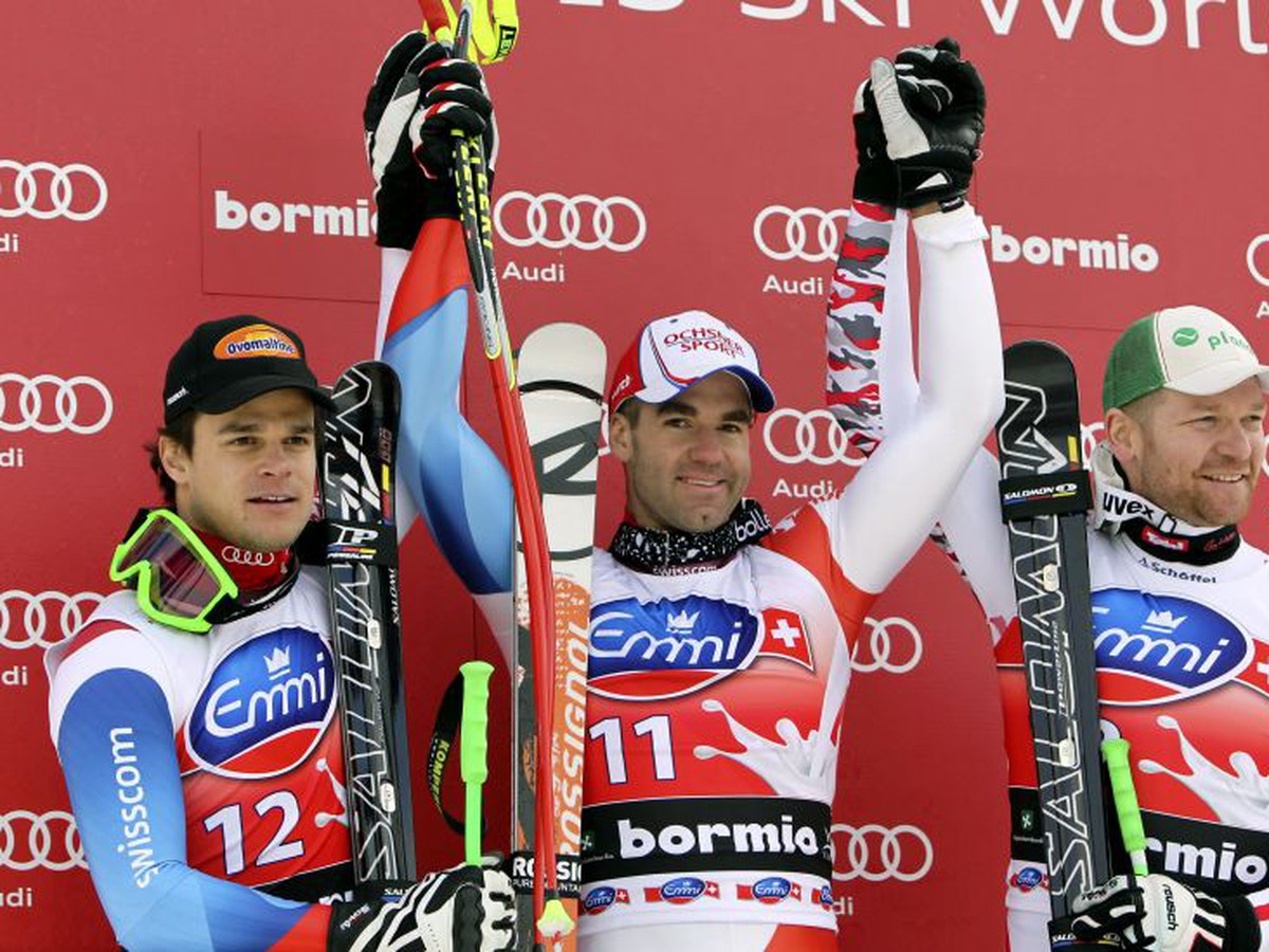 Patrick Küng, Didier Defago a Klaus Kröll