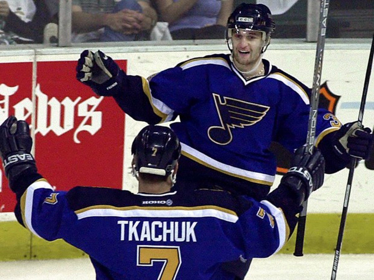 Pavol Demitra a Keith Tkachuk