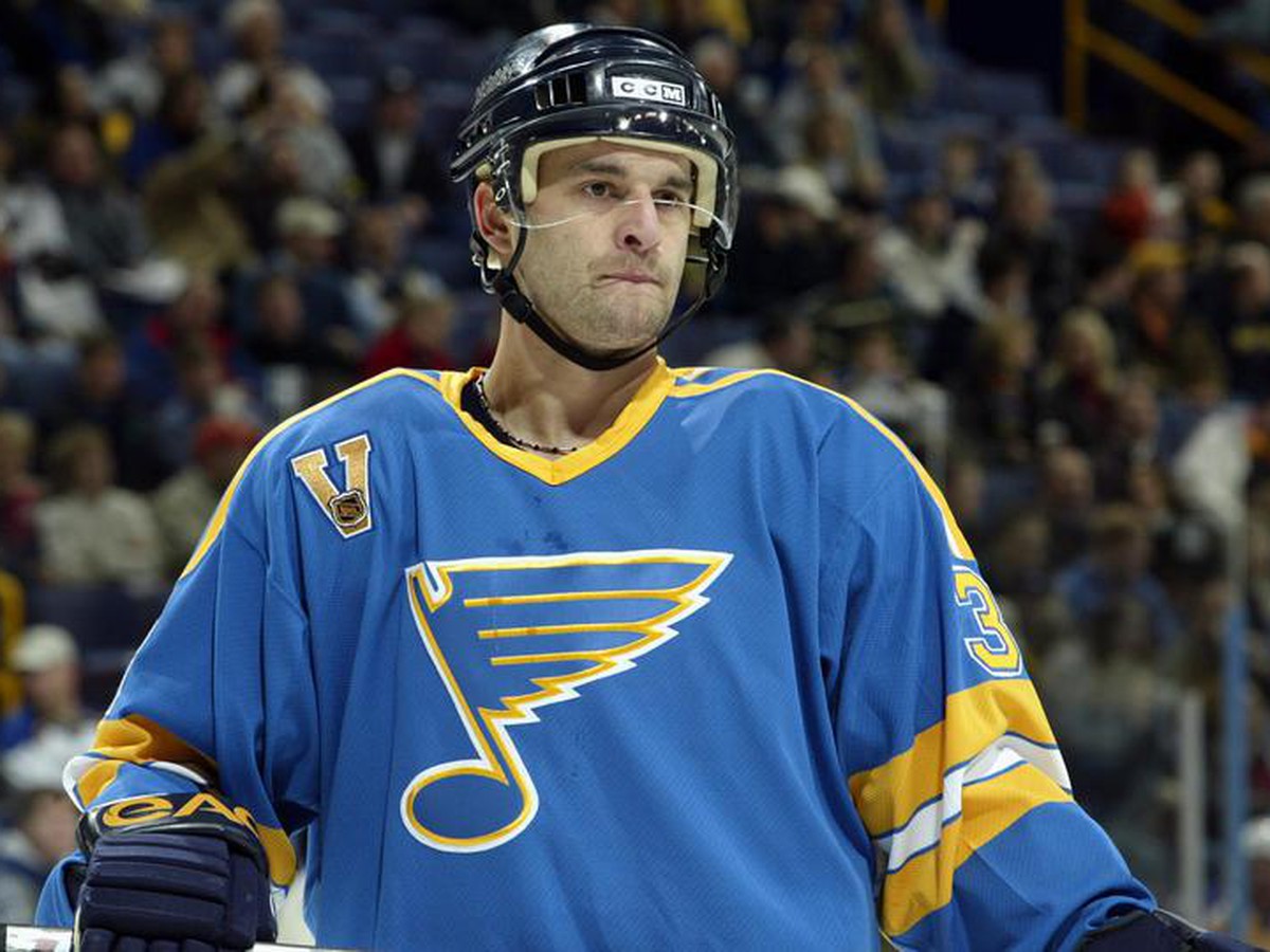 Pavol Demitra v drese St. Louis