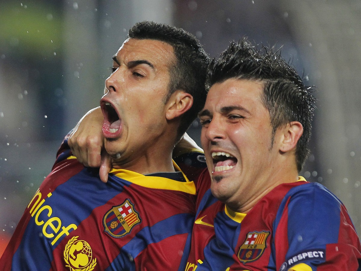 Pedro Rodriguez a David Villa