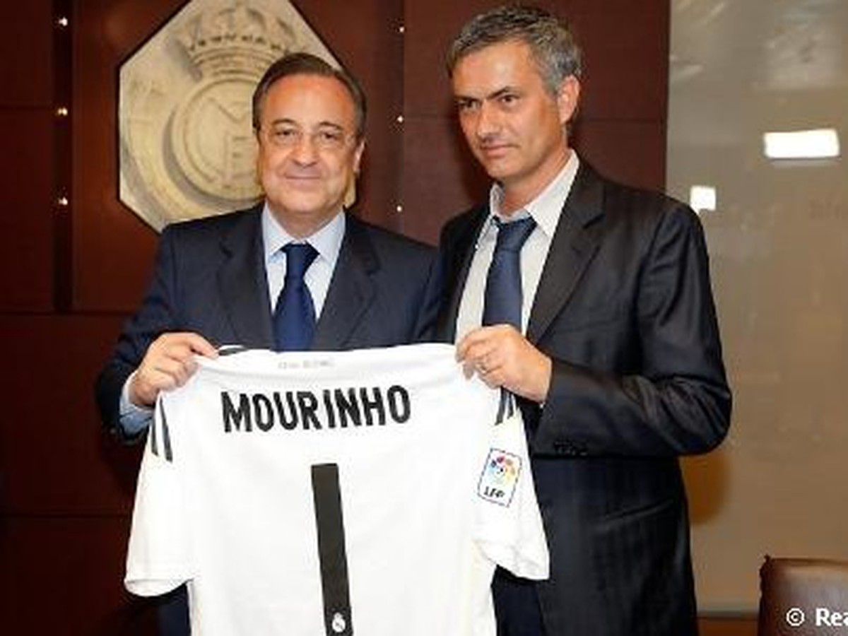 Prezident Peréz a Jose Mourinho
