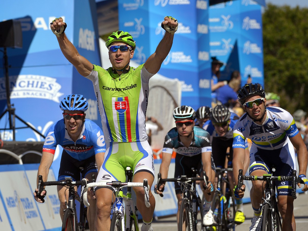 Peter Sagan po triumfe v 3. etape pretekov Okolo Kalifornie