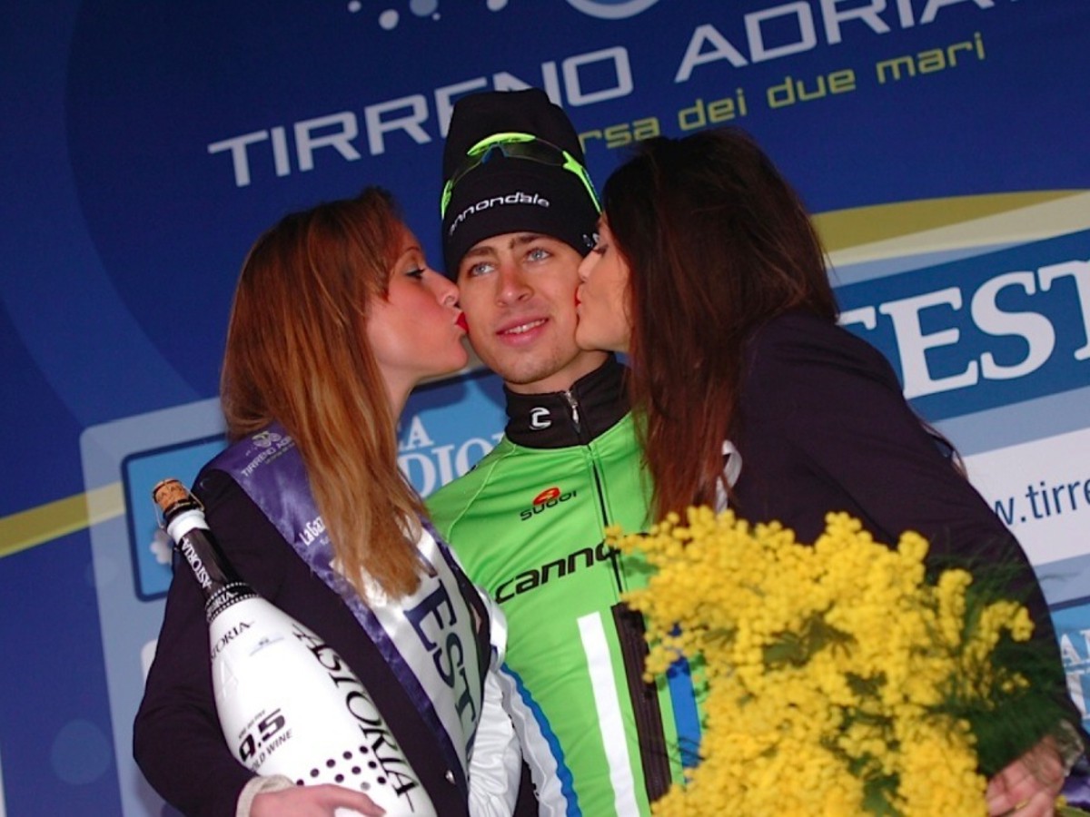 Peter Sagan si užíval triumf
