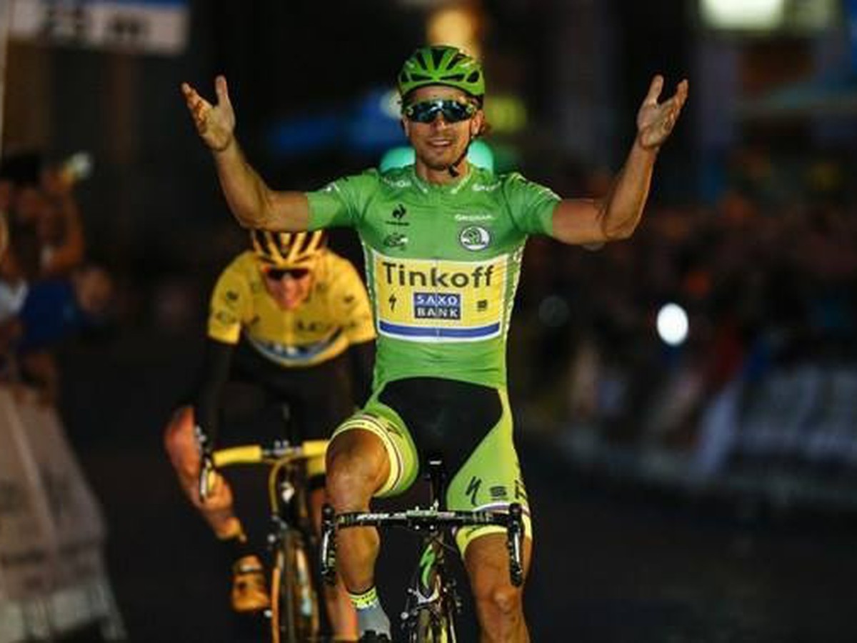 Peter Sagan po triumfe v Aalste