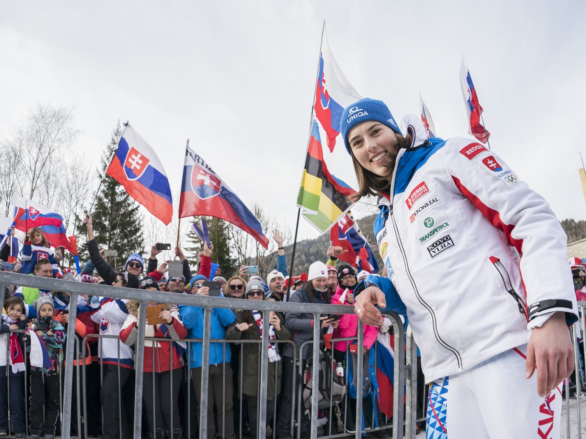 Na snímke slovenská slalomárka Petra Vlhová