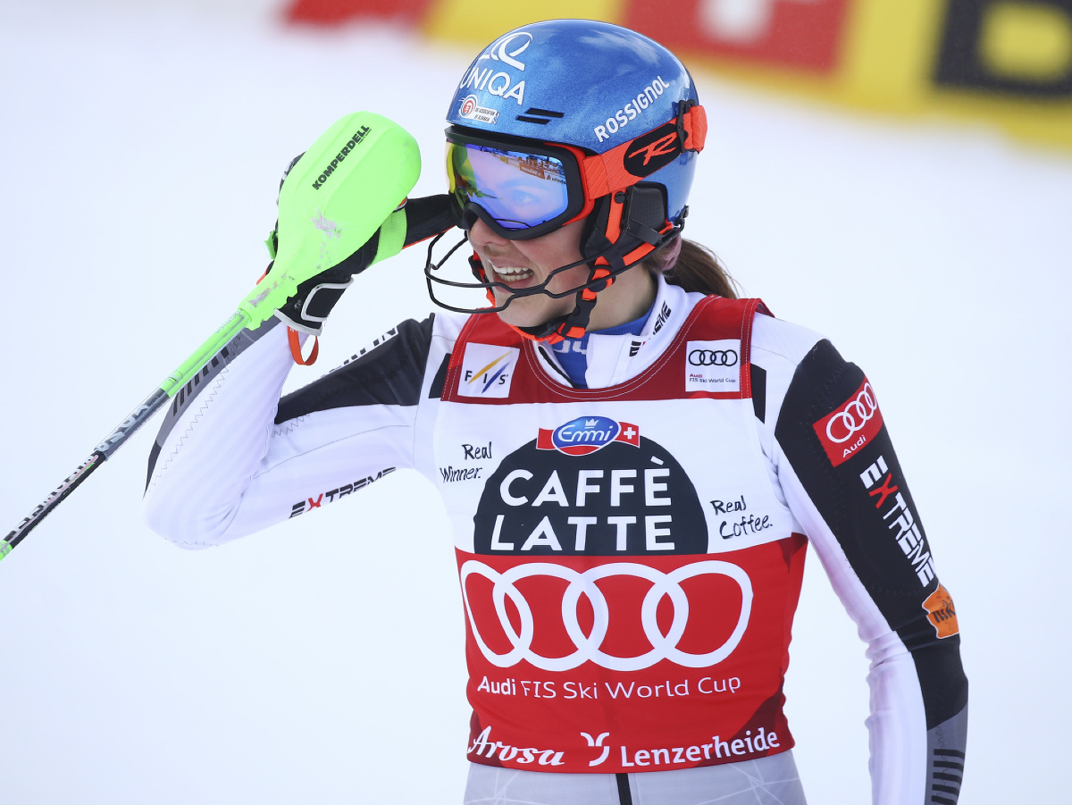 Petra Vlhová v prvom kole finálového slalomu