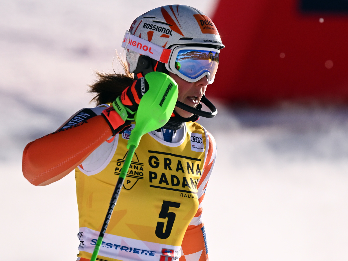 Na snímke slovenská lyžiarka Petra Vlhová