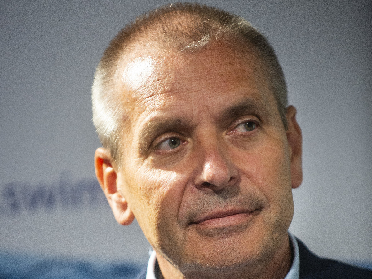 Na snímke prezident Slovenskej plaveckej federácie Ivan Šulek