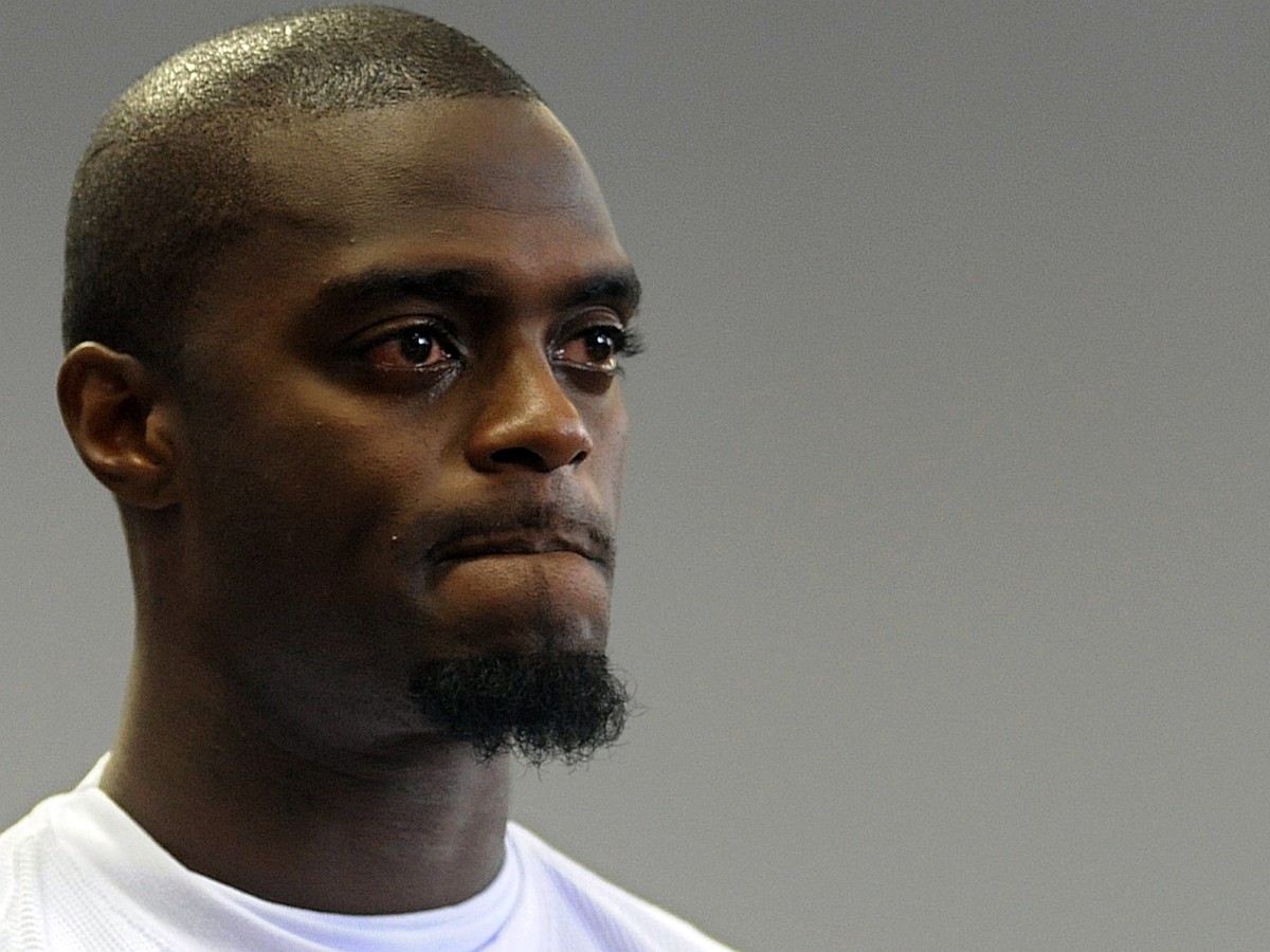 Plaxico Burress pred súdom v New Yorku.
