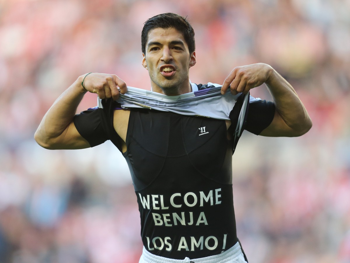 Luis Suárez venoval góly svojmu čerstvo narodenému potomkovi