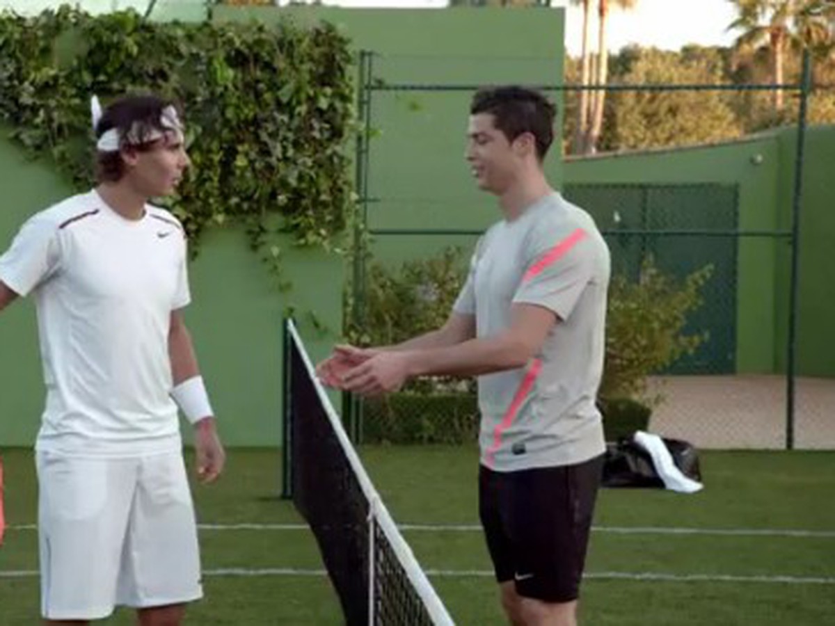 Rafael Nadal a Cristiano Ronaldo