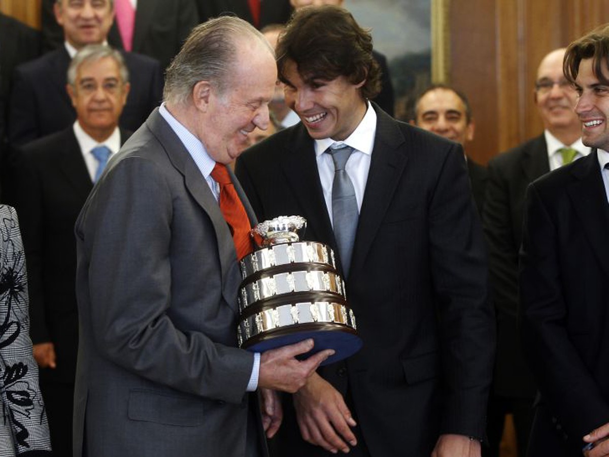 Juan Carlos a Rafael Nadal