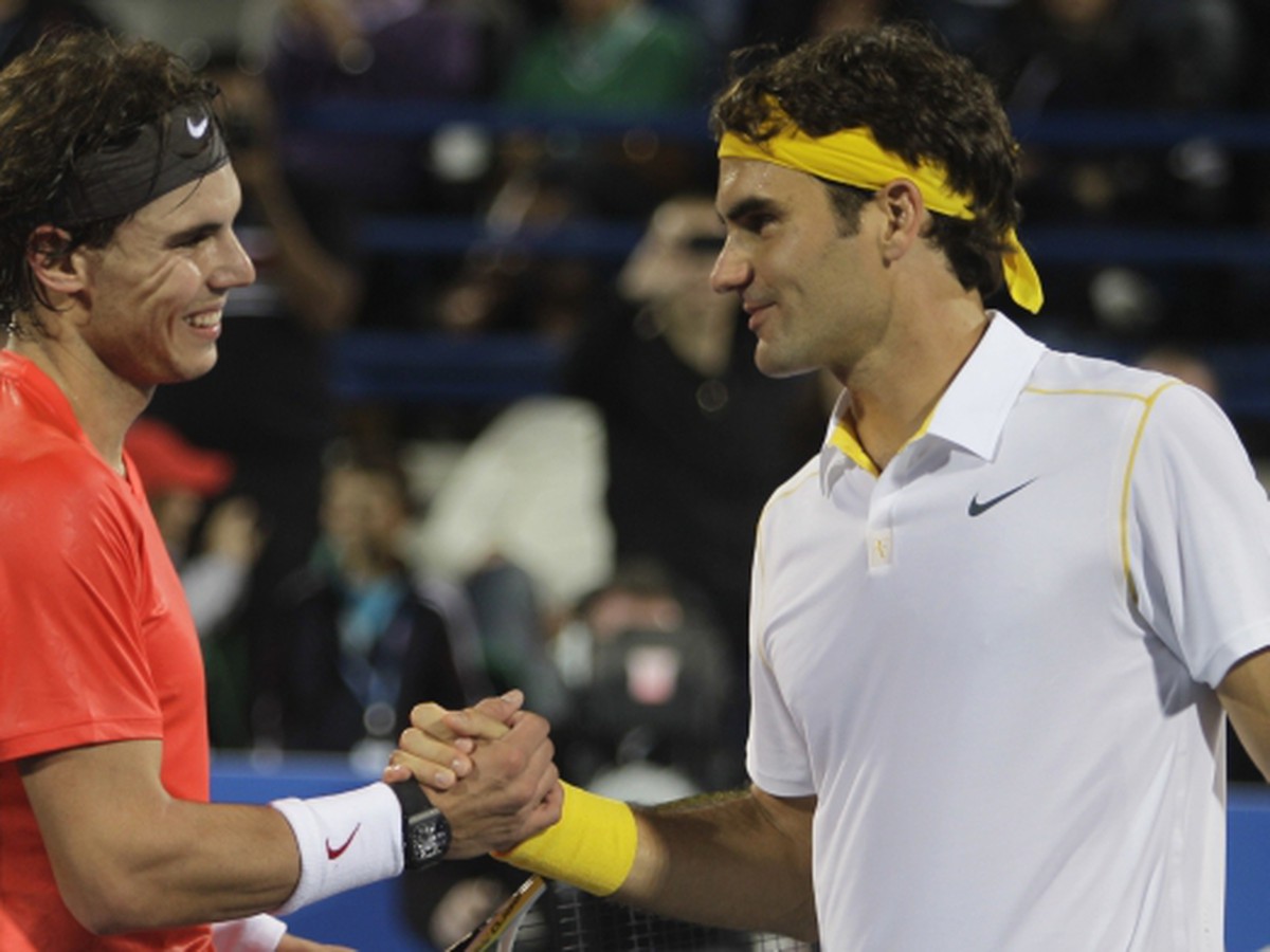 Rafael Nadal a Roger Federer 