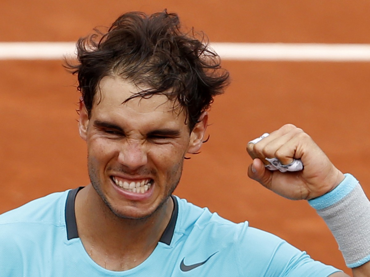 Rafael Nadal po víťazstve na Roland Garros