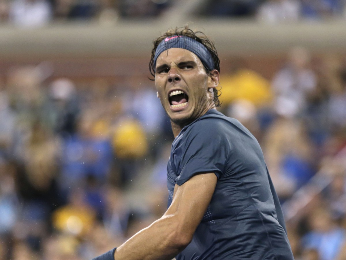 Rafael Nadal sa teší z triumfu nad Nemcom Phillippom Kohlschreiberom