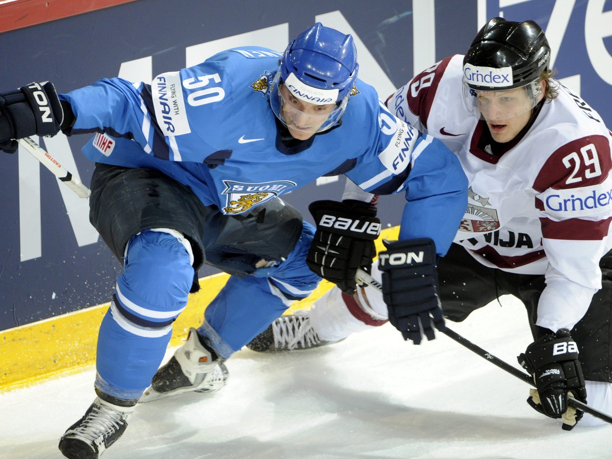 Ralfs Freibergs v súboji olympiády s Fínskom