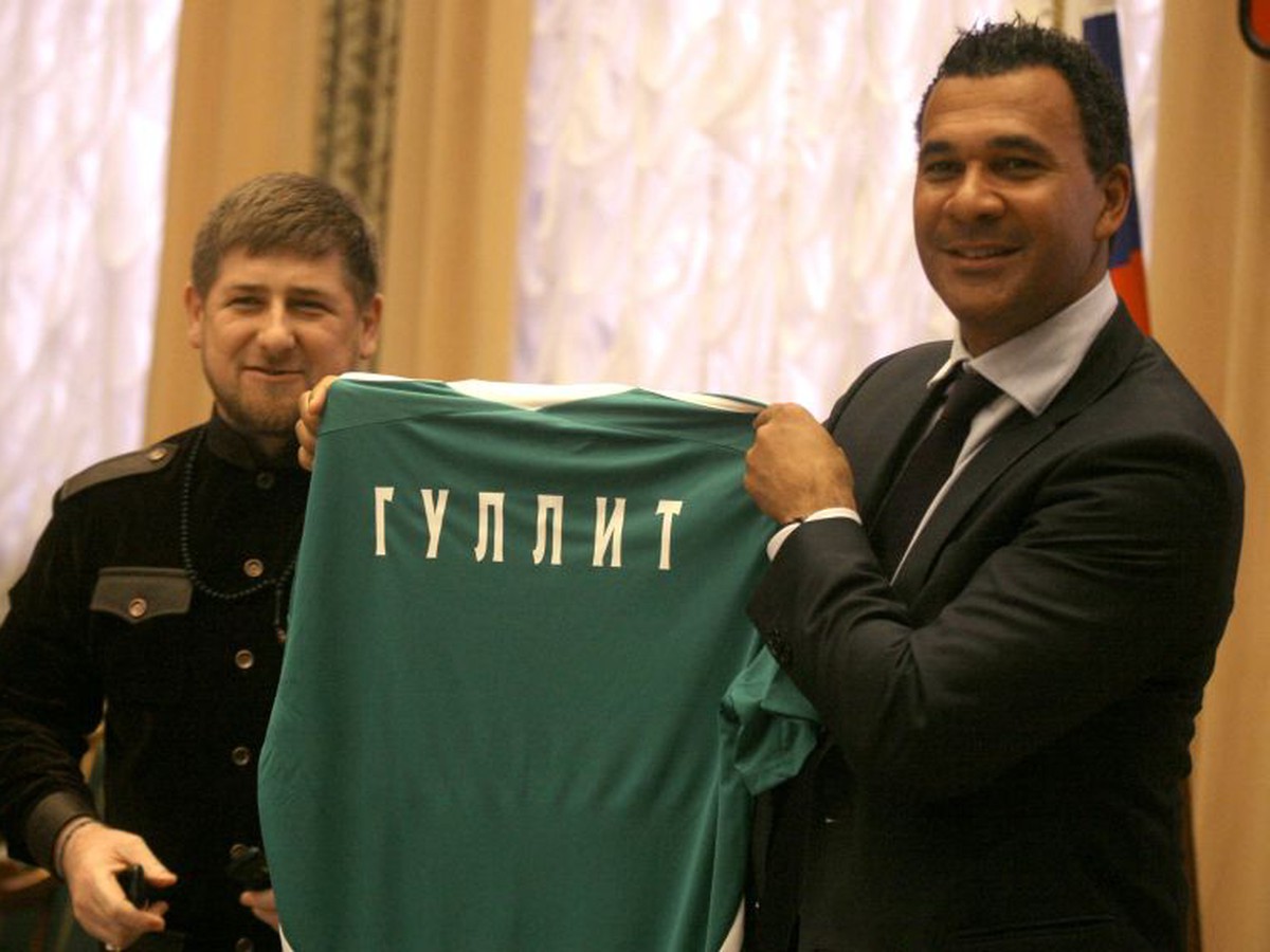 Ramzan Kadyrov a Ruud Gullit