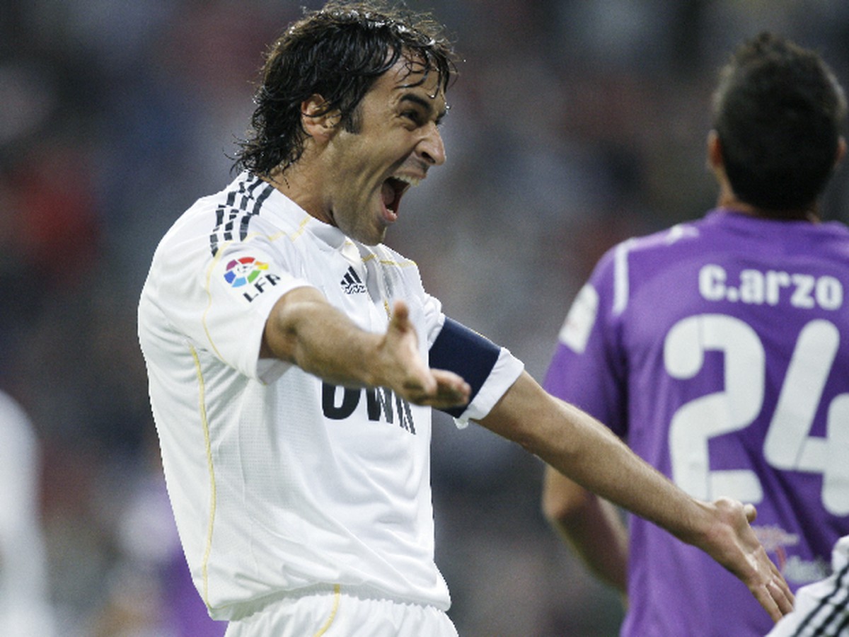 Raúl sa teší po strelenom góle