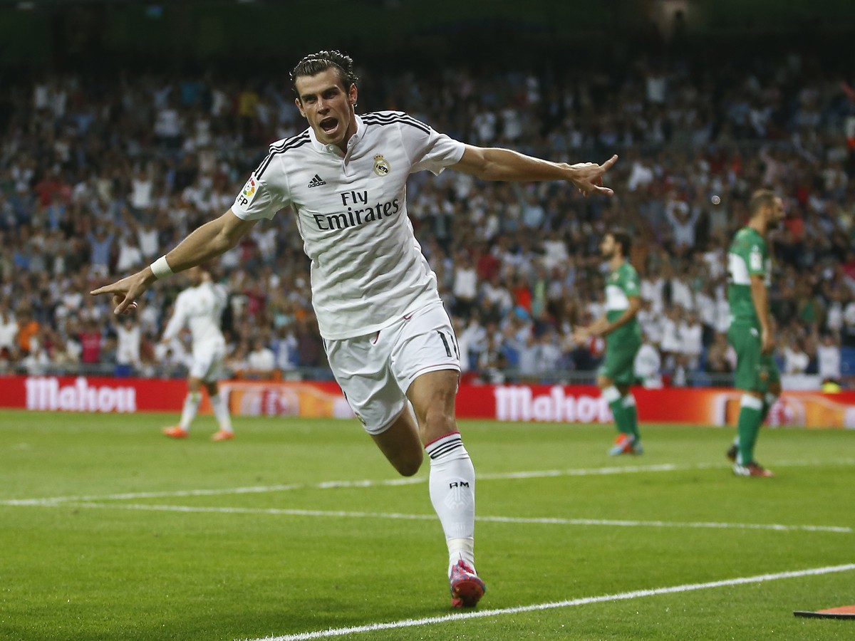 Gareth Bale a jeho gólová radosť