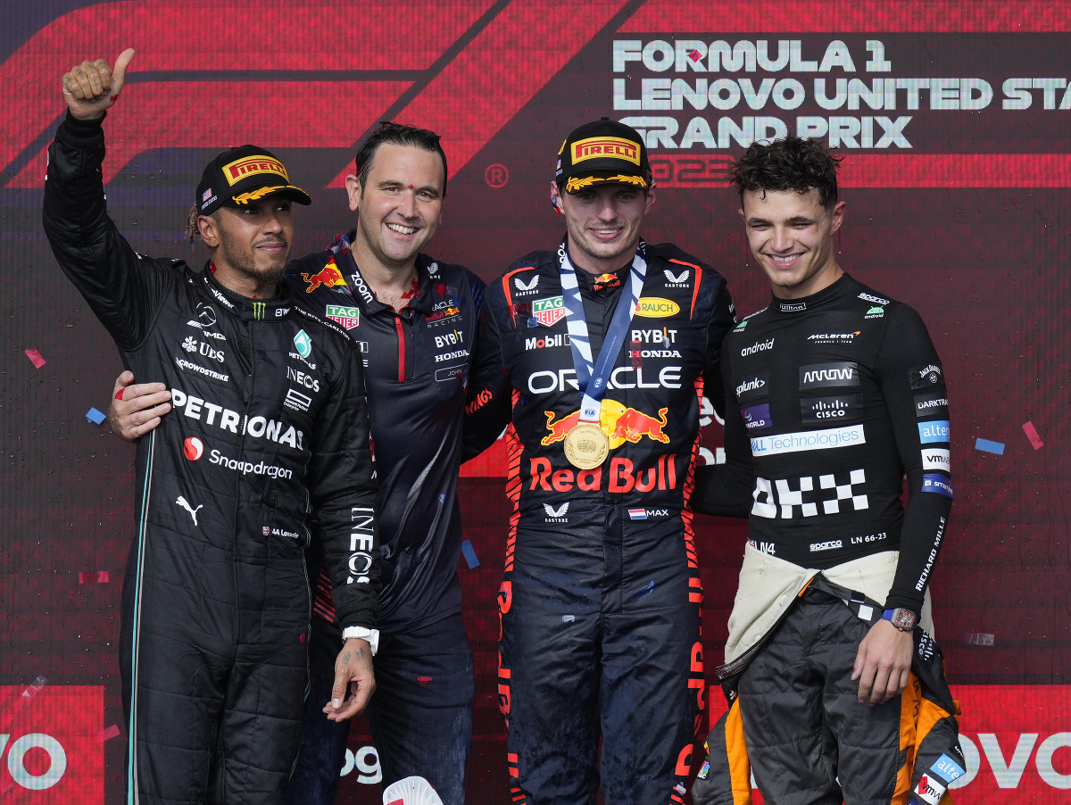 Max Verstappen z tímu Red Bull vyhral Veľkú cenu USA