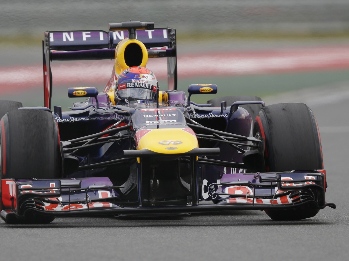 Sebastian Vettel na monoposte Red Bullu