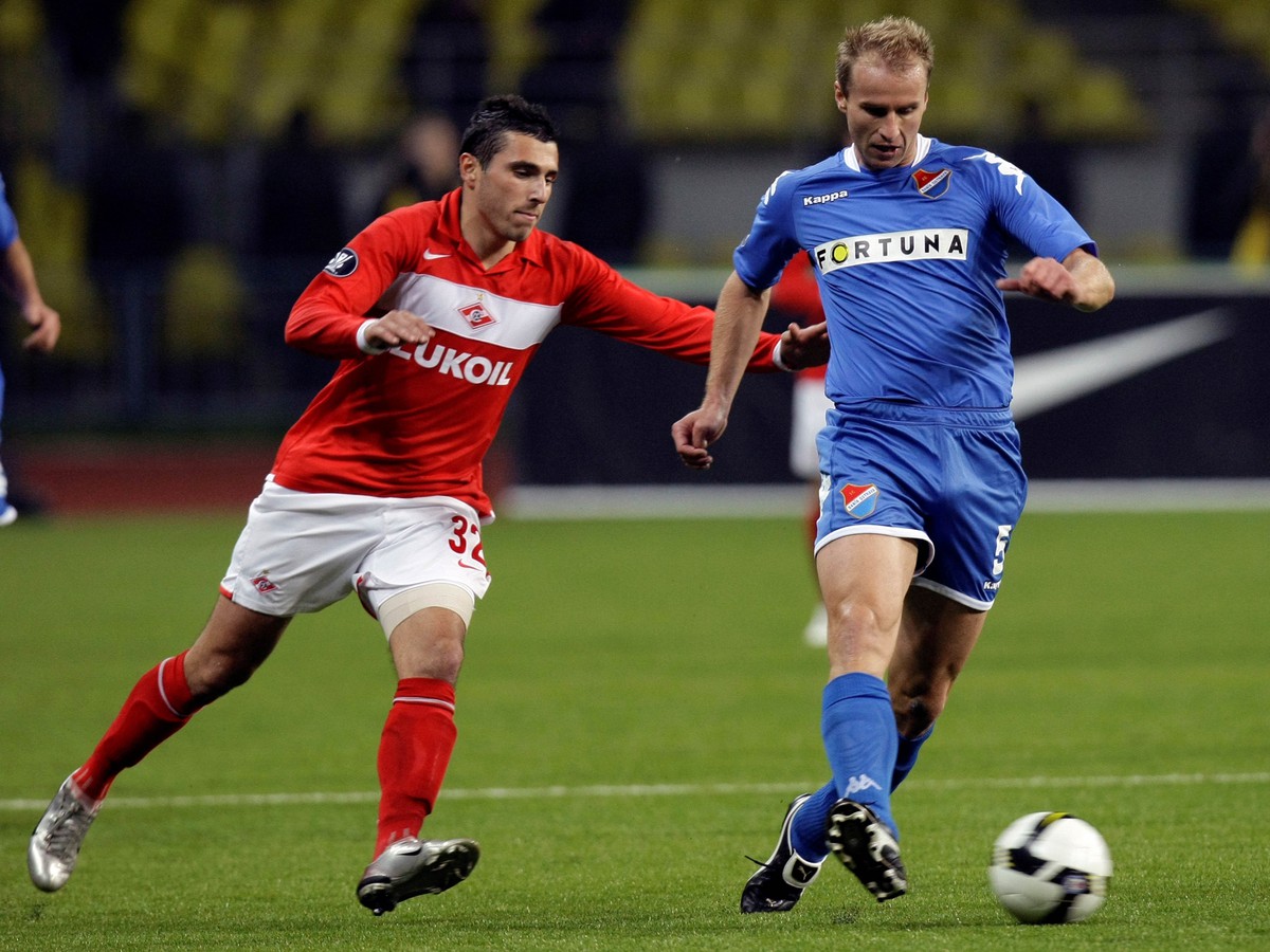 René Bolf v drese Baníka Ostrava v roku 2008