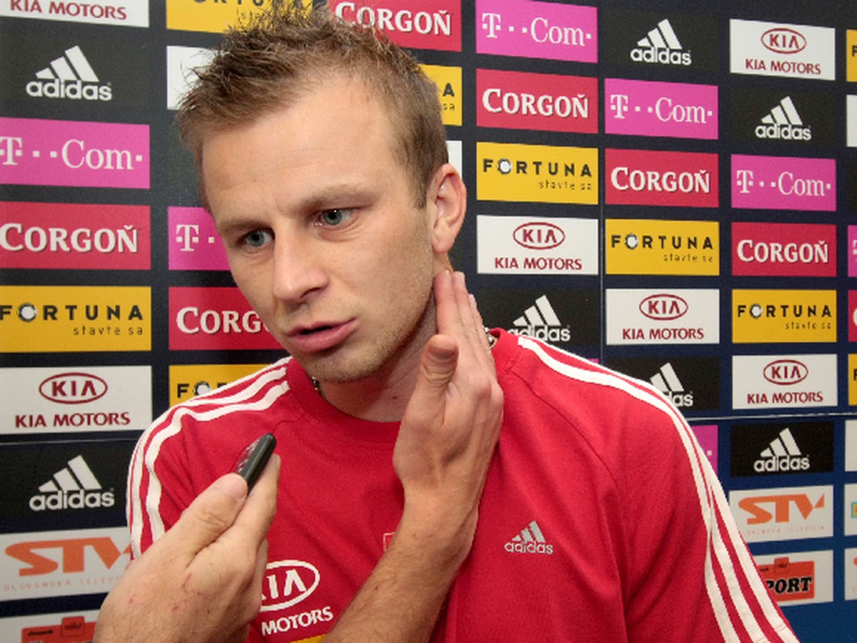 Marek Sapara na reprezentačnom zraze
