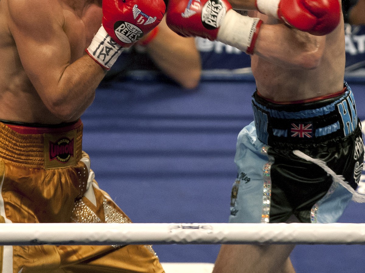 Viačeslav Senčenko a Ricky Hatton