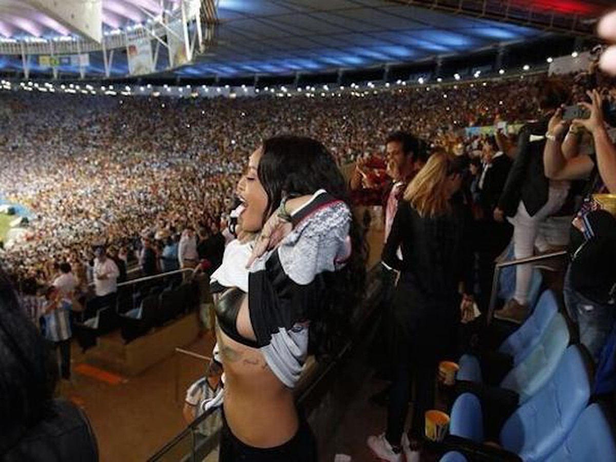 Rihanna sa počas finále premenila na najvášnivejšieho fanúšika Nemecka
