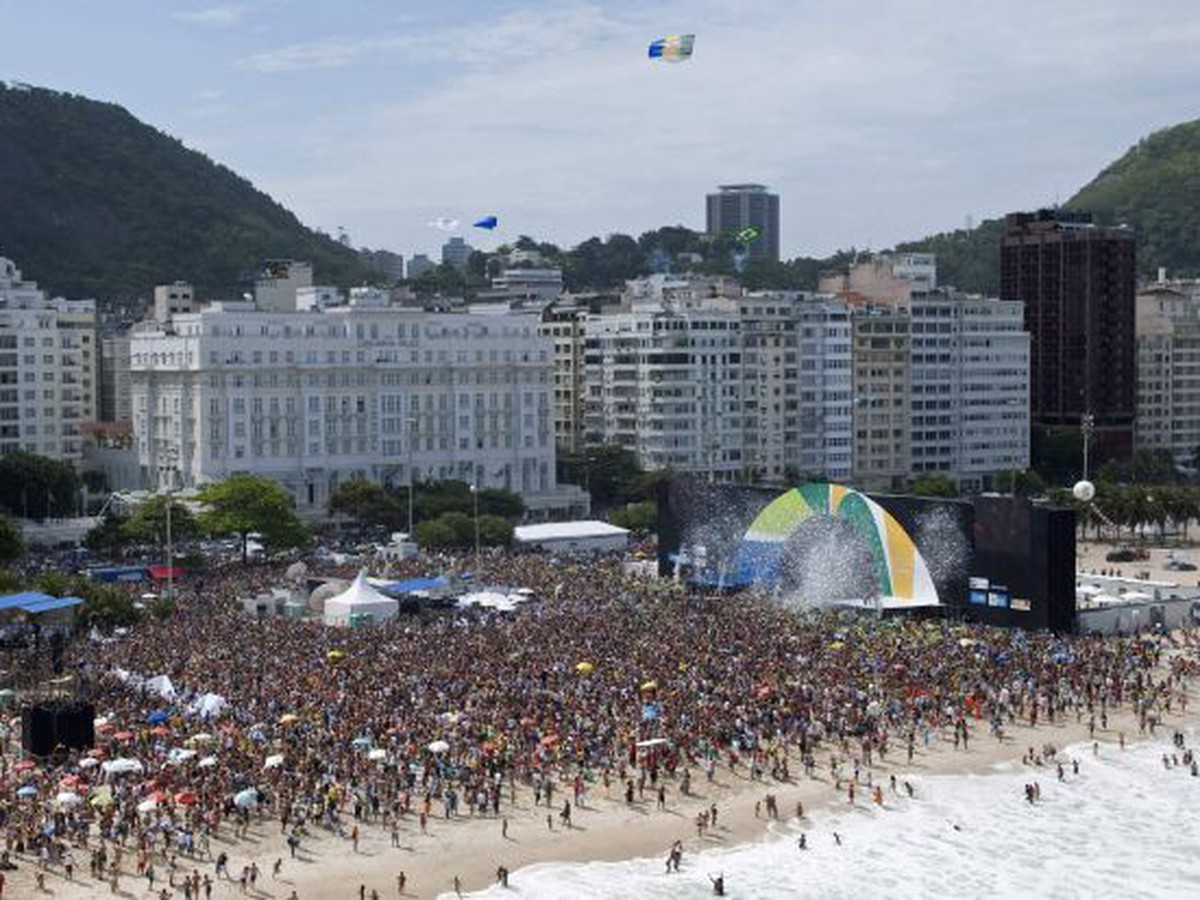 Svetoznáma pláž Copacabana bola dejiskom veľkých osláv