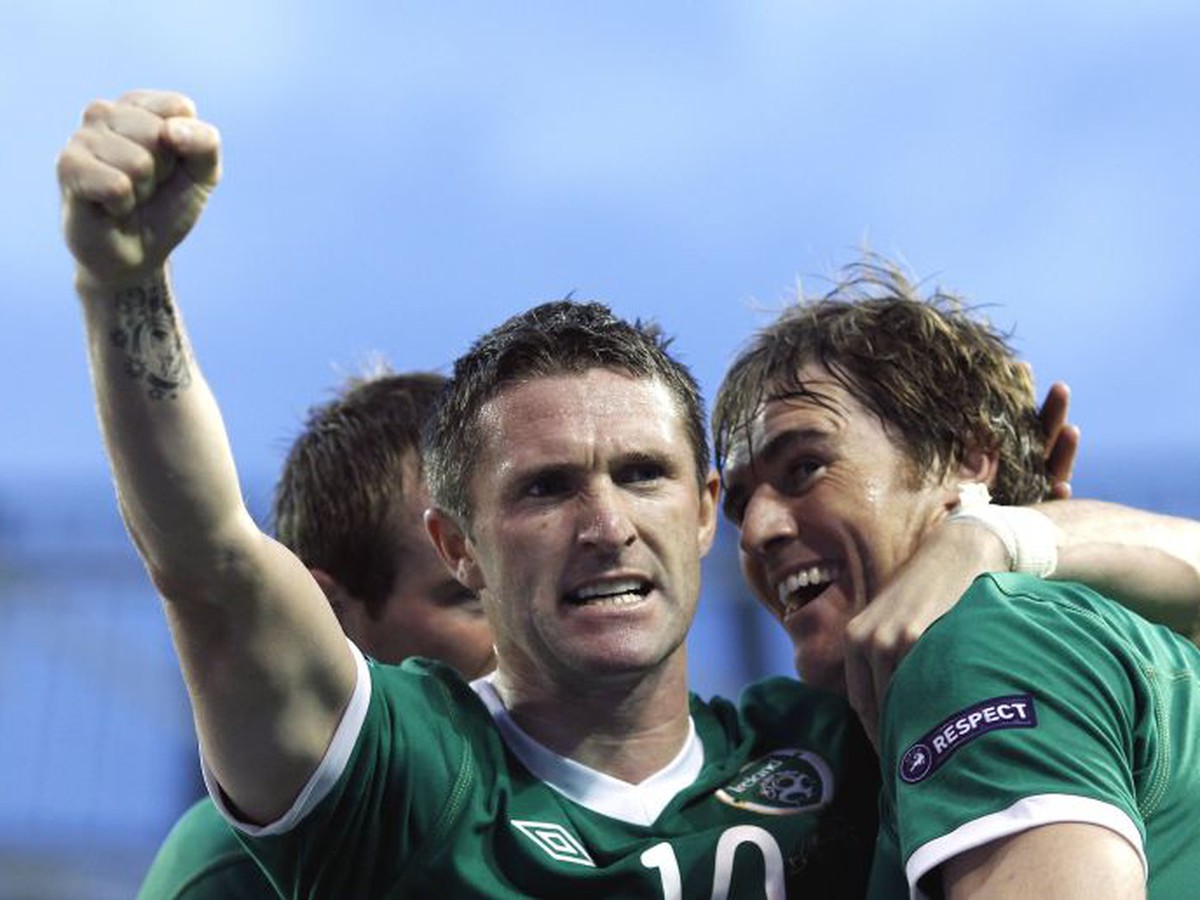Robbie Keane a Kevin Kilbane