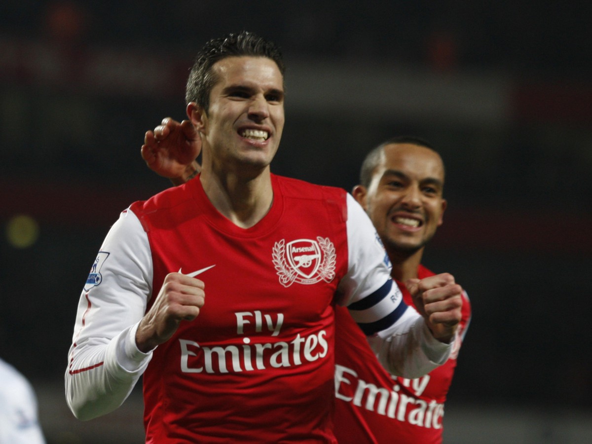 Robin Van Persie a Theo Walcott
