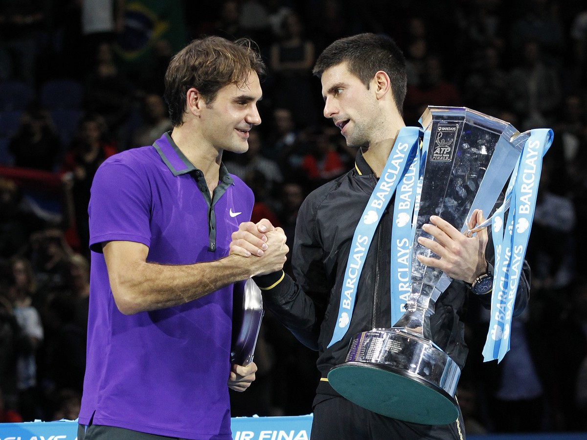 Roger Federer a Novak Djokovič