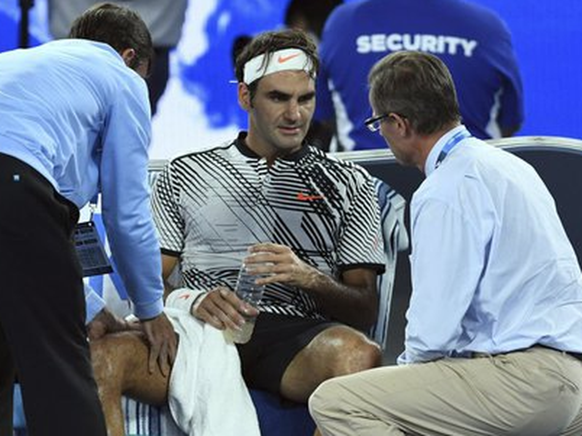 Roger Federer počas zdravotnej pauzy