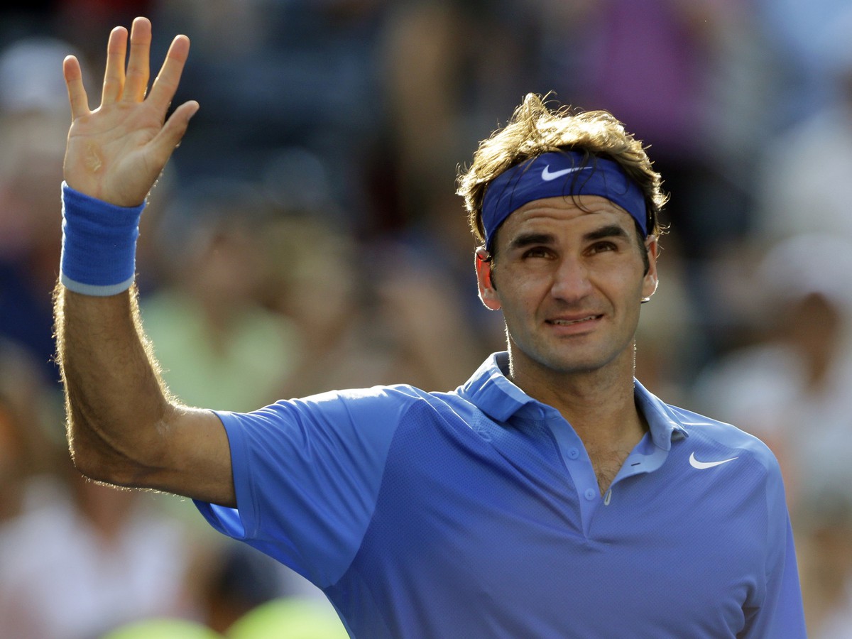 Roger Federer sa lúči s US Open