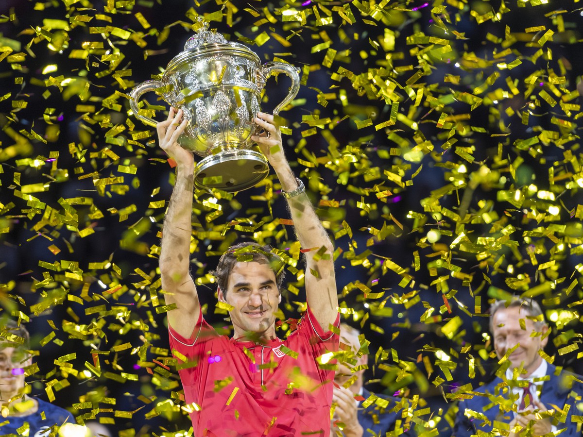Federer získal v Bazileji rekordný 10. titul