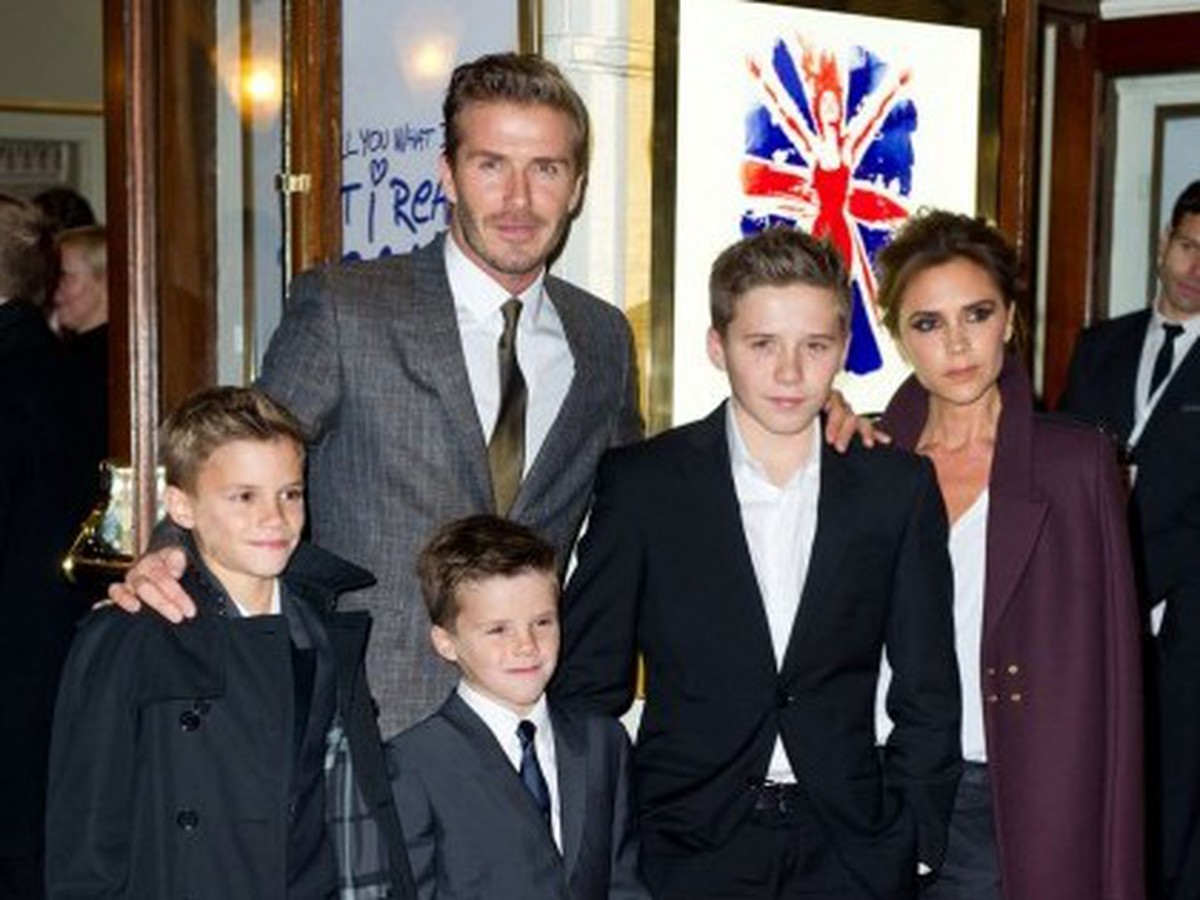 Takmer kompletná rodina Beckhamovcov, chýba iba dcéra Harper Seven