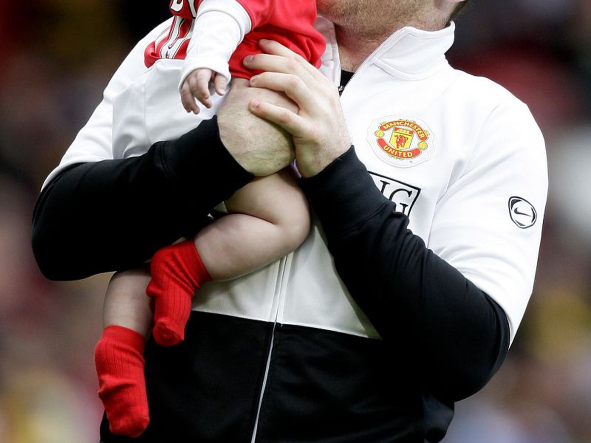 Rooney so svojim synom Kaiom